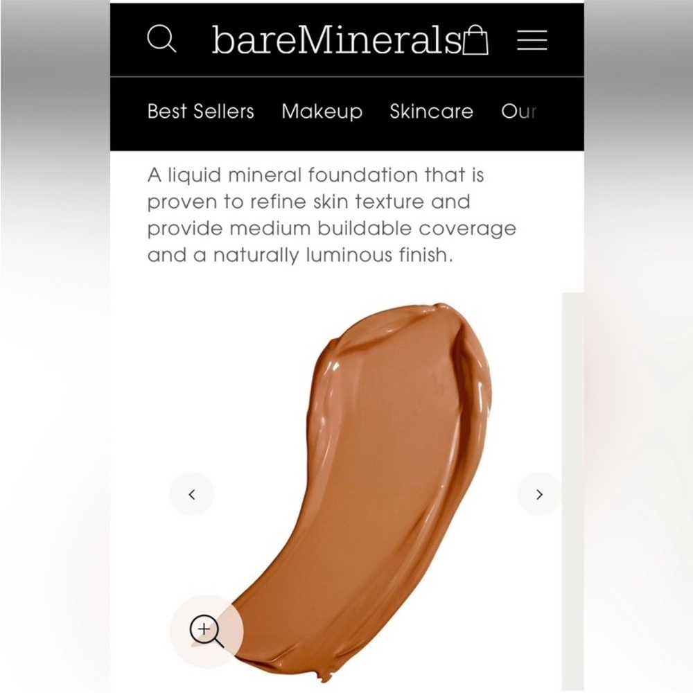 bareMinerals Original Liquid Mineral Foundation Warm Tan 22. Brand new